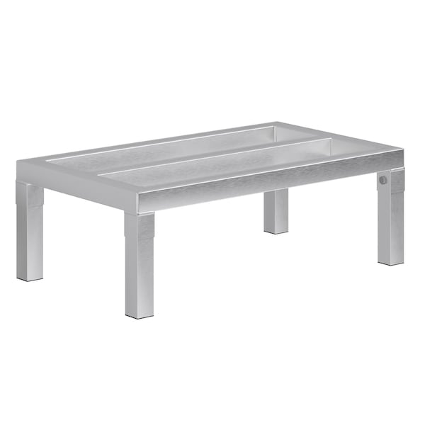 Amgood 14 in. x 24 in. x 8 in. Aluminum Dunnage Rack. 1300 lb. Capacity DUNN-1424-8-Z - main